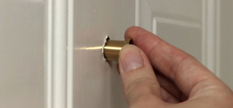 peephole door repair in New Port Richey